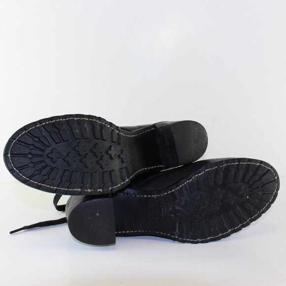 Frye Lace Up Ankle Leather Boots Womens (US 8) - Picture 8 of 10